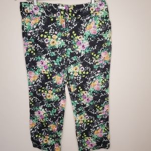 Laundry by Shelli Segal Floral Ankle pants size 10